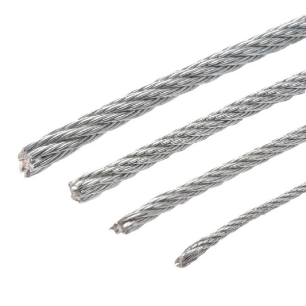 Cable acero galvanizado.