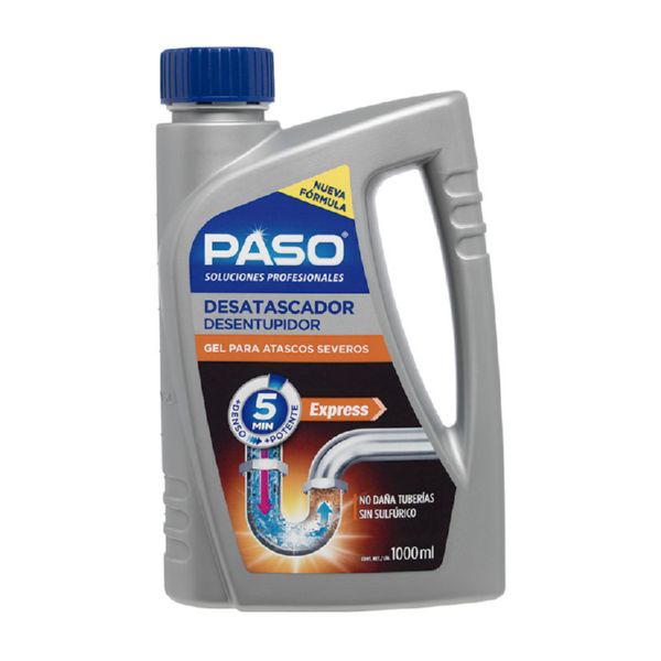 Desatascador Gel profesional 1 l.  PASO